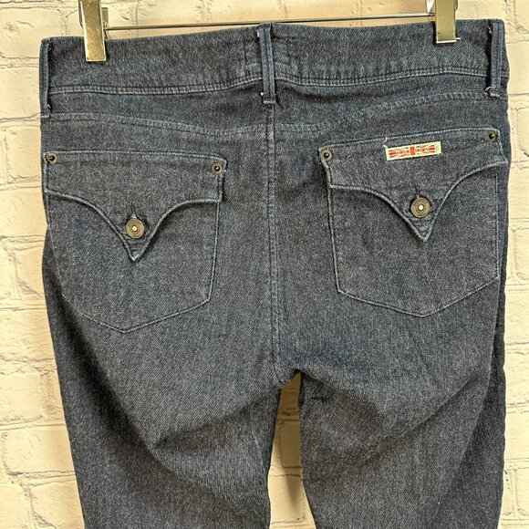 Hudson Women's Mid-Rise 5 Pocket Collin Flap Skinny Jean, Size 31, Dark Indigo - Picture 7 of 11